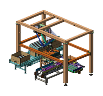 Single/Double Box magazine flexible material packing unit